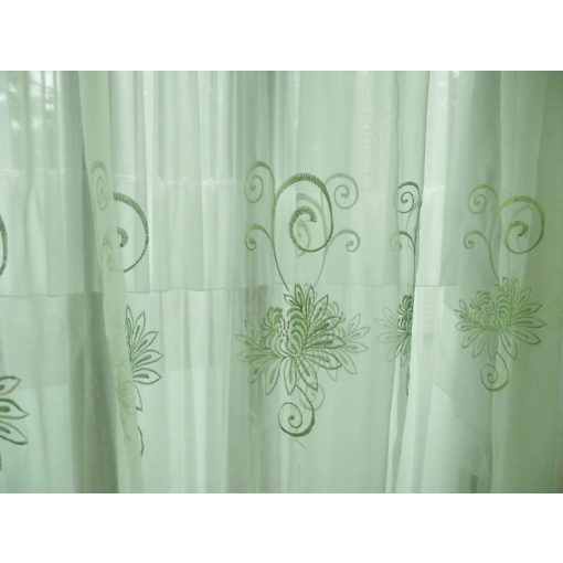 Rozali Zöld Organza függöny 300 x 250 cm