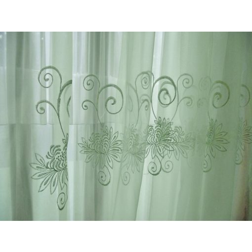 Rozali Zöld Organza függöny 300 x 250 cm