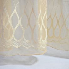 Ruthie Bézs Organza Függöny 250 x 300 cm