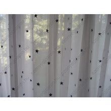 Emanuel Fehér Csillagos Organza Függöny 250 x 300 cm