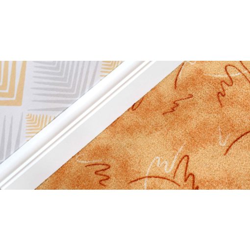 Buklé padlószőnyeg 4 m széles terra színben