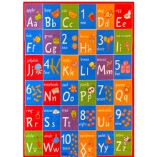 Aladár gyerekszőnyeg ABC mintás színes