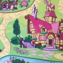 Mesepark Vidám Színes Kislány Gyerekszőnyeg