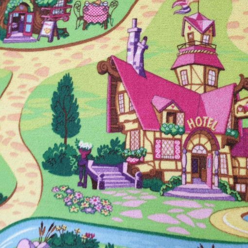 Mesepark Vidám Színes Kislány Gyerekszőnyeg