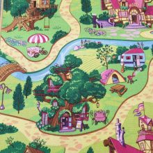 Mesepark Vidám Színes Kislány Gyerekszőnyeg