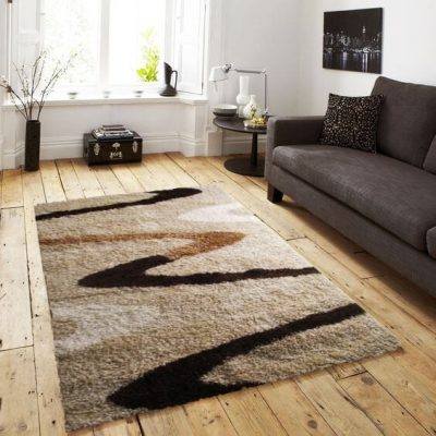 Galaxy Arany-Bézs Shaggy szőnyeg 125x200cm