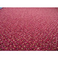 Yolanda Bordó Piros Nyírt Padlószőnyeg 4m széles