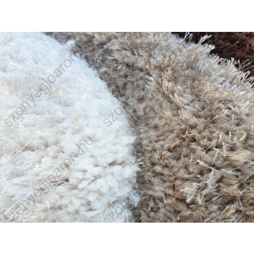 Samira Barna Bézs Shaggy Szőnyeg 80 x 150 cm