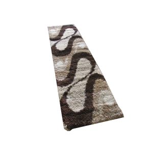 Bézs arany barna Shaggy futó szőnyeg 80x300cm