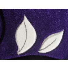 Gabriella Lila Szürke Nyírt Szőnyeg 150 x 200 cm