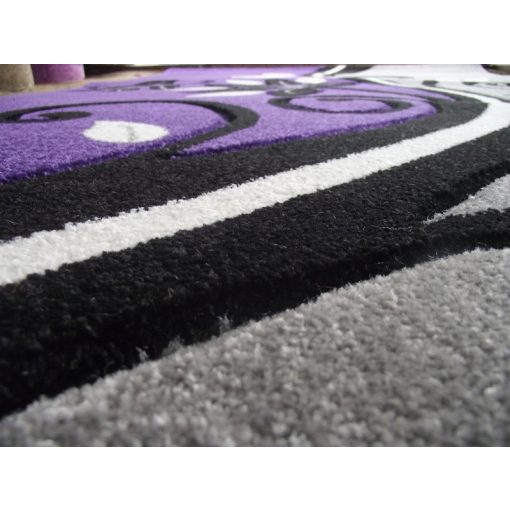 Gabriella Lila Szürke Nyírt Szőnyeg 150 x 200 cm