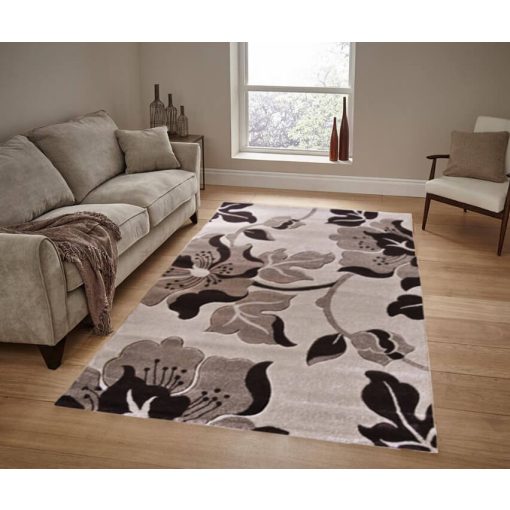 Latino Nyírt Bézs Barna szőnyeg 125 x 200 cm