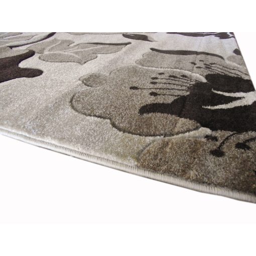 Latino Nyírt Bézs Barna szőnyeg 125 x 200 cm