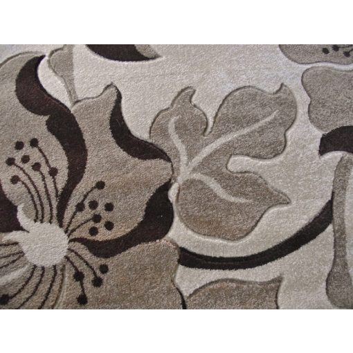 Latino Nyírt Bézs Barna szőnyeg 125 x 200 cm