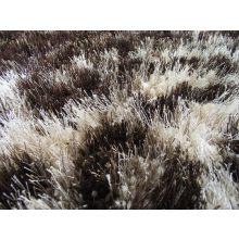 Neoton leopárd mintás shaggy szőnyeg barna 150 x 230 cm