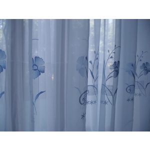 Veronika Kék Organza függöny 300 x 250 cm