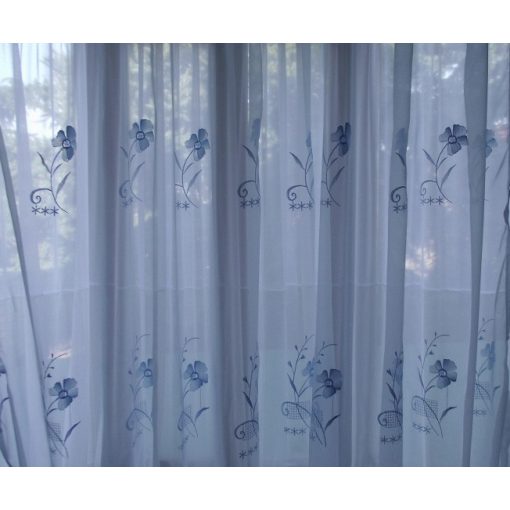 Veronika Kék Organza függöny 300 x 250 cm