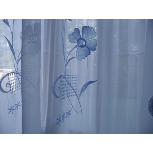 Veronika Kék Organza függöny 300 x 250 cm