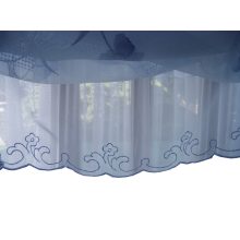 Veronika Kék Organza függöny 300 x 250 cm