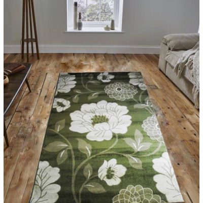 Caterina Nyírt Zöld Dombor szőnyeg 150 x 230 cm