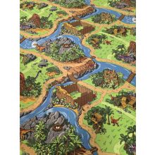 Jámbor erdős zöld gyerekszőnyeg több méretben