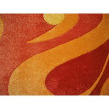 Titi Domború Narancs Nyírt  Szőnyeg 250 x 350 cm