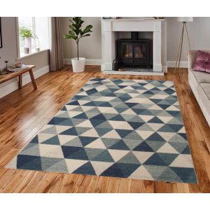 Juarez trendi bézs kék szőnyeg