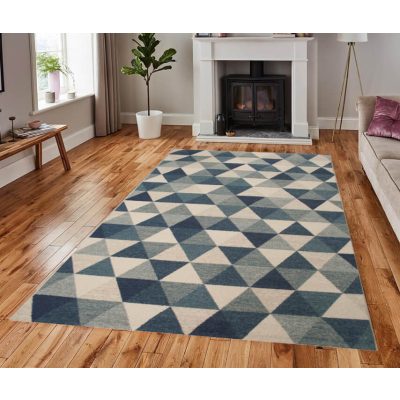 Juarez trendi bézs kék szőnyeg