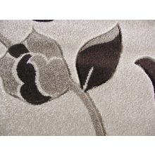 Soria Nyírt Krém Barna szőnyeg 200 x 300 cm