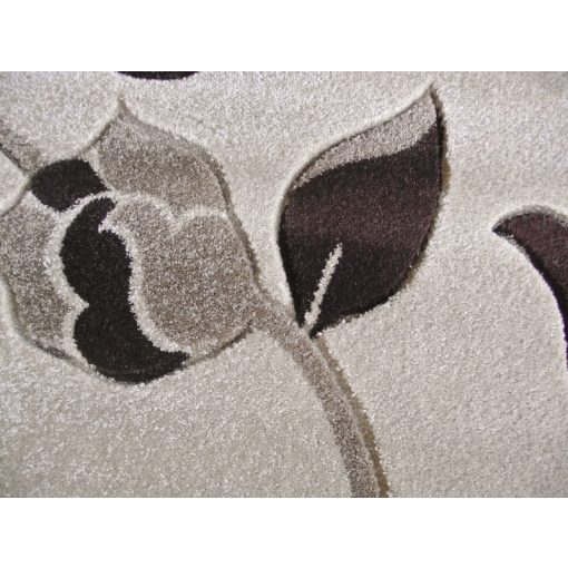Soria Nyírt Krém Barna szőnyeg 200 x 300 cm