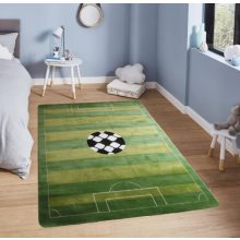 Focisuli Zöld Fehér Sárga Gyerekszőnyeg 133 x 190 cm