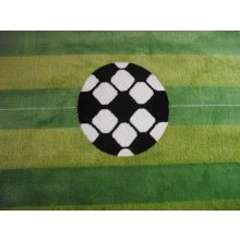 Focisuli Zöld Fehér Sárga Gyerekszőnyeg 133 x 190 cm