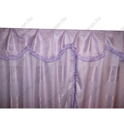 Lila Sötétítő Függöny Szett- Drapéria, Bojt, Kikötő