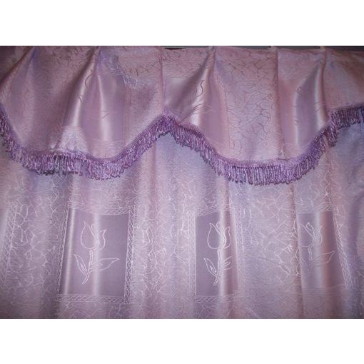 Lila Sötétítő Függöny Szett- Drapéria, Bojt, Kikötő