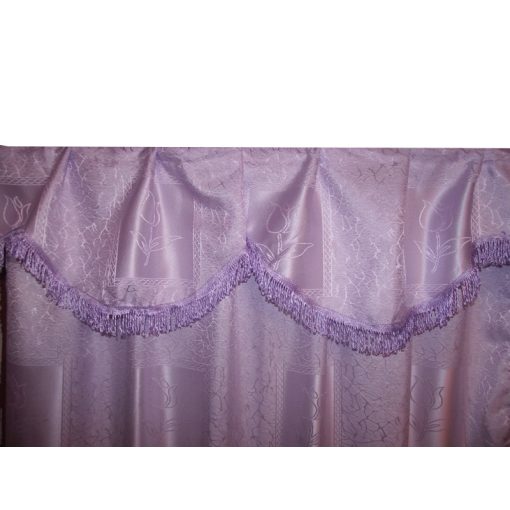 Lila Sötétítő Függöny Szett- Drapéria, Bojt, Kikötő