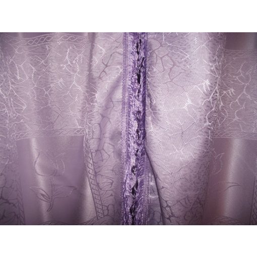 Lila Sötétítő Függöny Szett- Drapéria, Bojt, Kikötő