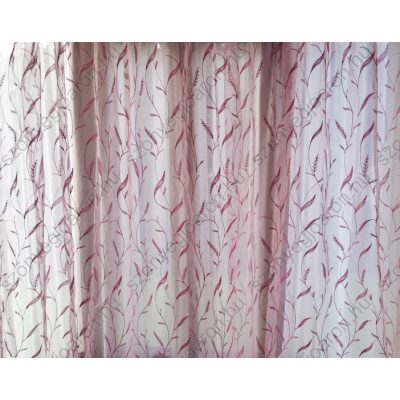   Harmatka Rózsaszín Organza Függöny csiptetős + bujtatós 300 x 250 cm