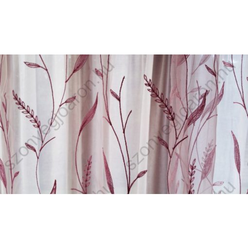 Harmatka Rózsaszín Organza Függöny csiptetős + bujtatós 300 x 250 cm