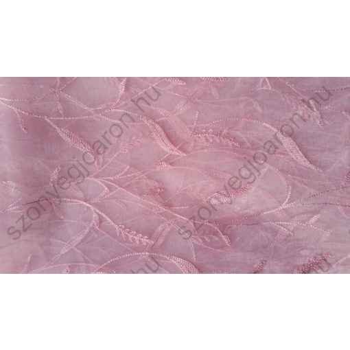 Harmatka Rózsaszín Organza Függöny csiptetős + bujtatós 300 x 250 cm