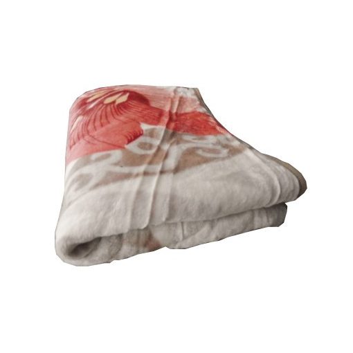 Lory Bézs-Piros Pléd Ágyatakaró 150 x 200 cm