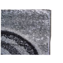 Szamba Szürke Fekete Nyírt szőnyeg 125 x 200 cm