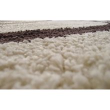 Szonóra Bézs Arany Shaggy Szőnyeg 125 x 200 cm