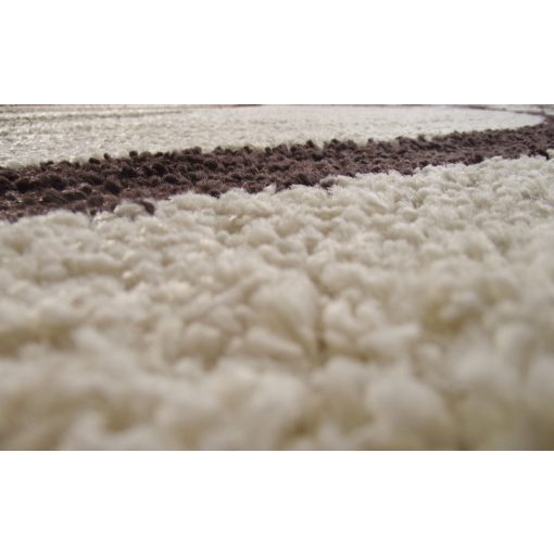 Szonóra Bézs Arany Shaggy Szőnyeg 125 x 200 cm