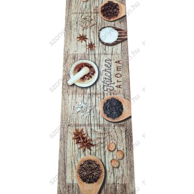 Olio Bézs Zöld konyhai szőnyeg