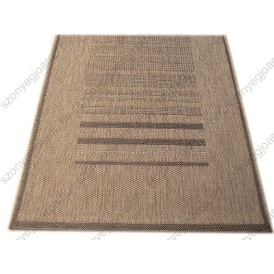 Bézs Sötét-barna elegáns Szőnyeg 80x150