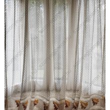 Tirén Krém Szőlőleveles Jacquard Függöny 250 x 300 cm