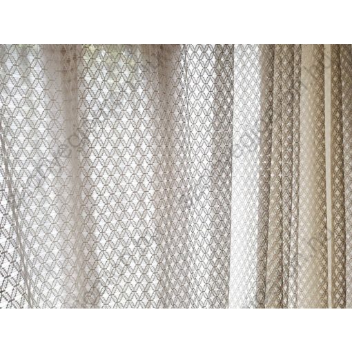 Tirén Krém Szőlőleveles Jacquard Függöny 250 x 300 cm