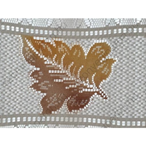 Tirén Krém Szőlőleveles Jacquard Függöny 250 x 300 cm
