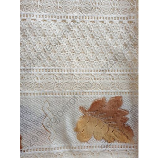 Tirén Krém Szőlőleveles Jacquard Függöny 250 x 300 cm