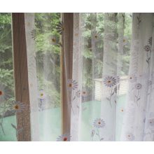 Lángfátyol Fehér Margaréta mintásJacquard Függöny 250 x 300 cm